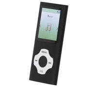 Bewinner Lettore Musicale MP3 MP4 da 68 GB con Schermo a Colori da 1,8 Pollici, Audio HiFi, Altoparlante Integrato, Registratore Vocale, Lettore Audio Video Digitale Portatile con (BLACK)