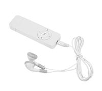 Bewinner Lettore Musicale MP3 Tascabile Compatto, Batteria a Lunga Durata, Supporto Innovativo, Mini Lettore Musicale per Studenti (WHITE)
