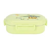 Bewinner Lunch Box Coibentato per Bambini 650ml Box in Acciaio Inossidabile 304 a Prova di Perdite 3 Scomparti Contenitore Giapponese con Cucchiaio, Portatile per la Preparazione dei Pasti per