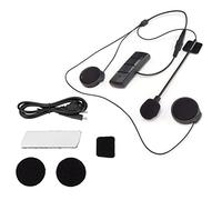 Bewinner M7 Auricolare per Casco Moto con Bluetooth 5.0, Altoparlanti e Microfono Integrati per Chiamate in Vivavoce, Musica, Navigazione GPS, Facile Installazione del Casco