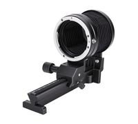 Bewinner Macro Close Up Soffietto Adattatore per Treppiede con Estensione a Binario Singolo per Fotocamera SLR, Soffietto di Estensione Macro di Precisione in Lega di Alluminio per Fotografia