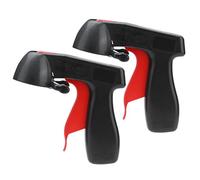 Bewinner Maniglia per Bomboletta di Vernice da 2 Pezzi per Pistole a Spruzzo, Set di Accessori per Pistola a Spruzzo in ABS per Pittura Decorativa Domestica, Impugnatura Ergonomica per Bomboletta con