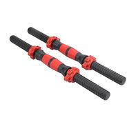 Bewinner Manubri Dumbbell 40cm con Impugnatura in Gomma, Carico Massimo | Maniglie per manubri per sollevamento pesi, dadi di bloccaggio a stella, per l\'allenamento della forza a casa