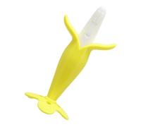 Bewinner Massaggiagengive a Banana Masticabile 3D Lenisce il Disagio della Dentizione per i Neonati Perfetto per le Gengive Massaggiagengive a Banana in Silicone Lenitivo (bianco verde)