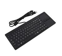 Bewinner MC-818 Tastiera Cablata USB, Layout QWERTY 82 Tasti Keyboard con Touchpad, Tastiera Meccanico Ultrasottile per PC/Laptop/Notebook