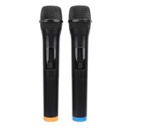 Bewinner Microfoni Wireless, Di Microfono Dinamico Cordless Doppio Palmare Con Ricevitore 2.4G, Microfono A Bobina Dinamico Per Presentazioni Per Conferenze Domestiche Streaming Live