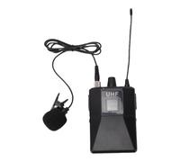 Bewinner Microfonico Lavalier Wireless con Microfono a Clip per il Parlato | Custodia in ABS, portata 50 m, didattica, conferenze, performance sul palco, pickup dinamico