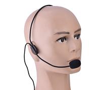 Bewinner Microfono Archetto, Mini Microfono a Condensatore per Microfono a Testa da 3,5 mm, Amplificatore Vocale Compatibile con Android e Smartphone e Tablet