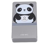 Bewinner Microfono Cancellata del Rumore USB con Supporto Magnetico, 2 Canali 192kHz per Streaming, Gioco, Registrazione su PC, Pickup Audio Omnidirezionale a 360 ° (Grigio meteorite)