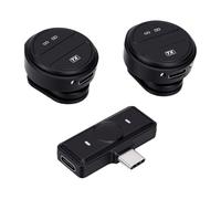 Bewinner Microfono Lavalier Wireless, Riduzione del Rumore a 2 Microfoni | Coppia di Microfoni da Bavero, Clip Magnetica per Podcast, Audio 48kHz 24bit, Portata di 66 Piedi, Custodia di Ricarica per
