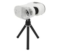Bewinner Microscopio Portatile Microscopio Portatile Ricaricabile per Bambini da 2,0" 1000X HD per Interni Esterni, Treppiede Regolabile, Luce LED, Video 1080P, Supporto TF da 32 GB (WHITE)