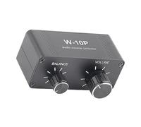 Bewinner Mini Controller Volume Audio Stereo, Controller Volume Cuffie Jack da 3,5 Mm con Segnale Senza Perdita, Fader Portatile in Alluminio per TV, PC, Smartphone, MP3, Controllo Altoparlante