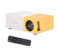 Bewinner Mini Proiettore Portatile Con Telecomando, LED 1920x1080 Per Home Theater, Compatibile Con USB, Scheda TF, AV (Spina Europea)