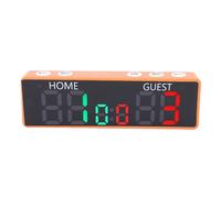 Bewinner Mini Tabellone Segnapunti Digitale a 6 Cifre, Tabellone Segnapunti da Tavolo Portatile con Display a LED e Cicalino Forte, Elettronico Alimentato a Batteria per Giochi da Tavolo, Scacchi,
