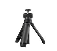 Bewinner Mini Treppiede Estensibile per Fotocamera, Bastone Selfie Regolabile Portatile da 49 Cm a 4 Sezioni con Slitta Fredda Rotante a 360° e Filettatura da 1/4" per Luce Video e