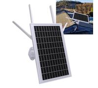Bewinner Modem da 4G Outdoor 4G a Energia Solare Router con Slot della Scheda SIM, Router WiFi per Esterni con Pannello (US)