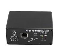 Bewinner Modem NPR-70 V05 Trasmissione Dati Ad Alta velocità da 500 Kbps, Modem USB con Uscita RF da 500 MW per Radioamatori con Banda da 70 Cm, Design Portatile in Lega di Alluminio