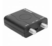 Bewinner Modulatore da a RF, Convertitore Coassiale Modulatore RF 1080P PLL Controllo VHF Uscita Formato NTSC CH3 CH4 Custodia ABS Plug and Play con Uscita Ingresso Tipo F, per Vecchia TV CATV