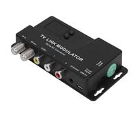 Bewinner Modulatore da AV a RF, Convertitore da a Coassiale, Adattatore TV UHF con Canali NTSC PAL, Uscita RF per VCR, DVD, Decoder, Console di Gioco e TV più Vecchie