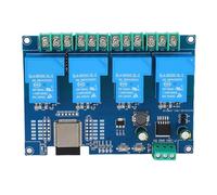 Bewinner Modulo relè a 4 DC7-28V/5V Scheda di Sviluppo Modulo relè WiFi Bluetooth con Ad Alta Corrente 30A per, Smart Home IoT