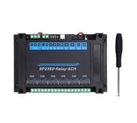 Bewinner Modulo relè RP2350 a 6, Doppio Core Arm Cortex M33 Hazard3 150 MHz, con Isolamento Fotoaccoppiatore USB Tipo C, per Schede di Espansione Pi Pico Alimentatore