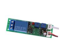 Bewinner Modulo relè Timer Ciclo Regolabile, Interruttore di Accensione/spegnimento con Ritardo 0-30 Minuti CC 24 V, 2 modalità, Carico 10 A, per Controllo e Automazione delle Apparecchiature (DC