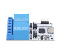 Bewinner Modulo relè USB Intelligente Interruttore a 2 5V con Interfaccia di Tipo C, Modulo relè Controllato Tramite USB per L'automazione Domestica
