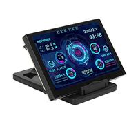 Bewinner Monitor Temperatura Computer IPS da 5 Pollici, Display Pannello Sensore PC, Monitor Dati CPU HDD PC, Monitor Display Dinamico Pannello Sensore PC, Monitor Dati CPU HDD