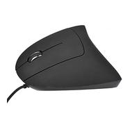 Bewinner Mouse da Gioco Ergonomico Verticale per Mano Sinistra, Mouse Ottico Cablato USB con 6 Pulsanti e 3 DPI Regolabili per PC, Mac, Comodo Supporto da Polso per Giocatori,