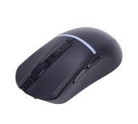 Bewinner Mouse da Gioco Wireless, USB Cablato Tri Mode 2.4G Bluetooth 5.3, Sensore Ottico 7200 DPI, 6 Pulsanti Programmabili, Retroilluminazione RGB, Design Ergonomico per PC Laptop Tablet (BLACK)