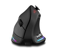 Bewinner Mouse da Gioco Wireless Verticale, 24000 DPI, 800 MAh, 12 Pulsanti (BLACK)