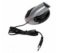 Bewinner Mouse Ergonomico Verticale Cablato, Dispositivo Ottico USB a 5 Pulsanti con Cavo da 4,4 Piedi per PC Portatile, Ufficio, Lavoro, Casa, Impugnatura Comoda per la Mano Destra del