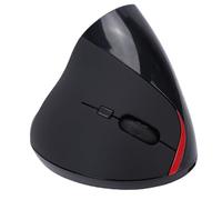 Bewinner Mouse Ergonomico Verticale Wireless 2.4G, Ricaricabile con Tracciamento Ottico 800/1200/1600 DPI, 6 Pulsanti per Laptop PC Desktop, Nero