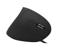 Bewinner Mouse Ottico Cablato Verticale Ergonomico, Mouse da Gioco Ad Alta sensibilità con Superficie Opaca per Ufficio con Supporto per il Polso