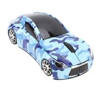 Bewinner Mouse per Computer a Forma di Auto Sportiva, 2,4 GHz Cool Sport SUV Auto Auto Mouse Optical, Sensore Ottico da 1600 Dpi, Wireless 2,4 GHz con Ricevitore USB per PC Laptop (BLUE)