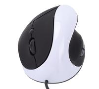 Bewinner Mouse Verticale Cablato con 6 Pulsanti e DPI Regolabile (800/1200/1600), Mouse USB Ottico Ergonomico per PC Portatile da Gioco da Ufficio, Cavo da 4,4 Piedi