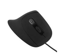 Bewinner Mouse Verticale con Cavo, 4 DPI Regolabili, Silenzioso, Mouse Ottico USB Ergonomico con Cavo con Avviso di Basso Consumo Energetico, Cavo da 1,5 M, per, Laptop