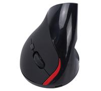 Bewinner Mouse Verticale Wireless 2.4G, Mouse Ottico Ergonomico Ricaricabile per Computer, 800-1200-1600 DPI 6 Pulsanti Design Verticale Senza Fili per Laptop PC Notebook Home Office Nero