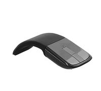 Bewinner Mouse Wireless 2.4G Mouse Ad Pieghevole con Funzione Touch, Ottico USB con Ricevitore USB, Pieghevole Portatile per PC, Laptop, Computer, Notebook