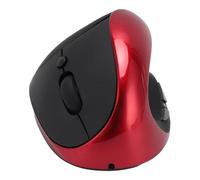 Bewinner Mouse Wireless SCIENTIFICO ERGONOMICO, Mouse Verticale Destro Ricaricabile con Livelli 800 1200 1600 DPI, Ricaricabile Tramite USB per PC, Laptop, Tablet (rosso)