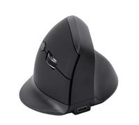 Bewinner Mouse Wireless Verticale Ergonomico con connettività Bluetooth 5.0 e 2.4G, Mouse per Computer Ricaricabile a 6 Pulsanti con DPI Regolabile per PC Portatile