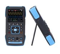 Bewinner Multimetro Oscilloscopio Portatile 3 in 1, 2CH, 50 MHz, 250 MS/s, 1 Kpts, 400 V, 10 mV/div-10 V/div, 19999 Conta, 50 kHz, 13 Forme d'Onda, Salva Immagini, Bewinner gev15ad098