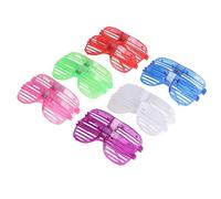 Bewinner Occhiali Luminosi a LED da 12 Pezzi, Paralumi Che Si Illuminano Al Buio per Adulti e Bambini, Design Leggero e Portatile per Feste, Festival e Concerti