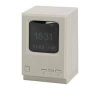 Bewinner Orologio con Altoparlante Bluetooth Stile PC retrò, Orologio Digitale Desktop Vintage con Ricarica USB, Mini Altoparlante Portatile per Viaggi Sulla Scrivania del Computer