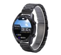 Bewinner Orologio Intelligente Rotondo Completo da 1,5 Pollici con Cinturino in Metallo, Chiamata BT, Volti Personalizzati 4+, Tracker per Tutto il Giorno per il Lavoro di Studio di