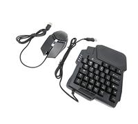 Bewinner Pacchetto Combinato Gioco Mobile 4 in 1, Convertitore Tastiera e Mouse da Gioco, Tastiera K13 con una Sola Mano, Mouse da, Supporto per Telefono Regolabile, Mappatura a 120 FPS, Nessuna