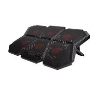 Bewinner Pad di Raffreddamento per Laptop da 12 "~ 17", Dispositivo di Raffreddamento Portatile Ultra Sottile per Laptop Alimentato Tramite USB con 6 Ventole Silenziose, Ventola Regolabile per, per