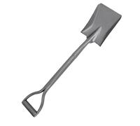 Bewinner Pala Interamente in Metallo per Scavare, Giardinaggio, Piantagione, Piccola Pala con Manico Rotondo a D, Cazzuola da Giardino in Acciaio Inossidabile Resistente, Manico Corto da 76 Cm per