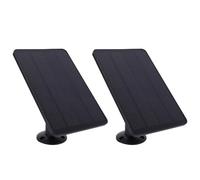 Bewinner Pannello Solare 2 Pezzi 10 W Adatto per Telecamera di Sicurezza Ad Anello Spotlight Cam Plus Pro, Stick Up Cam Pro Impermeabile All'aperto Wireless, Regolabile a 360 Gradi