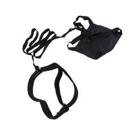 Bewinner Paracadute da Nuoto per Allenamento di Resistenza, Set di Cinture Portatili Sicure Professionali per Bambini e Adulti, Design Pieghevole per Nuoto e Sport Acquatici (BLACK)